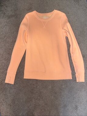 Tek Gear Peach Crewneck Sweatshirt - Soft Lightweight Pullover